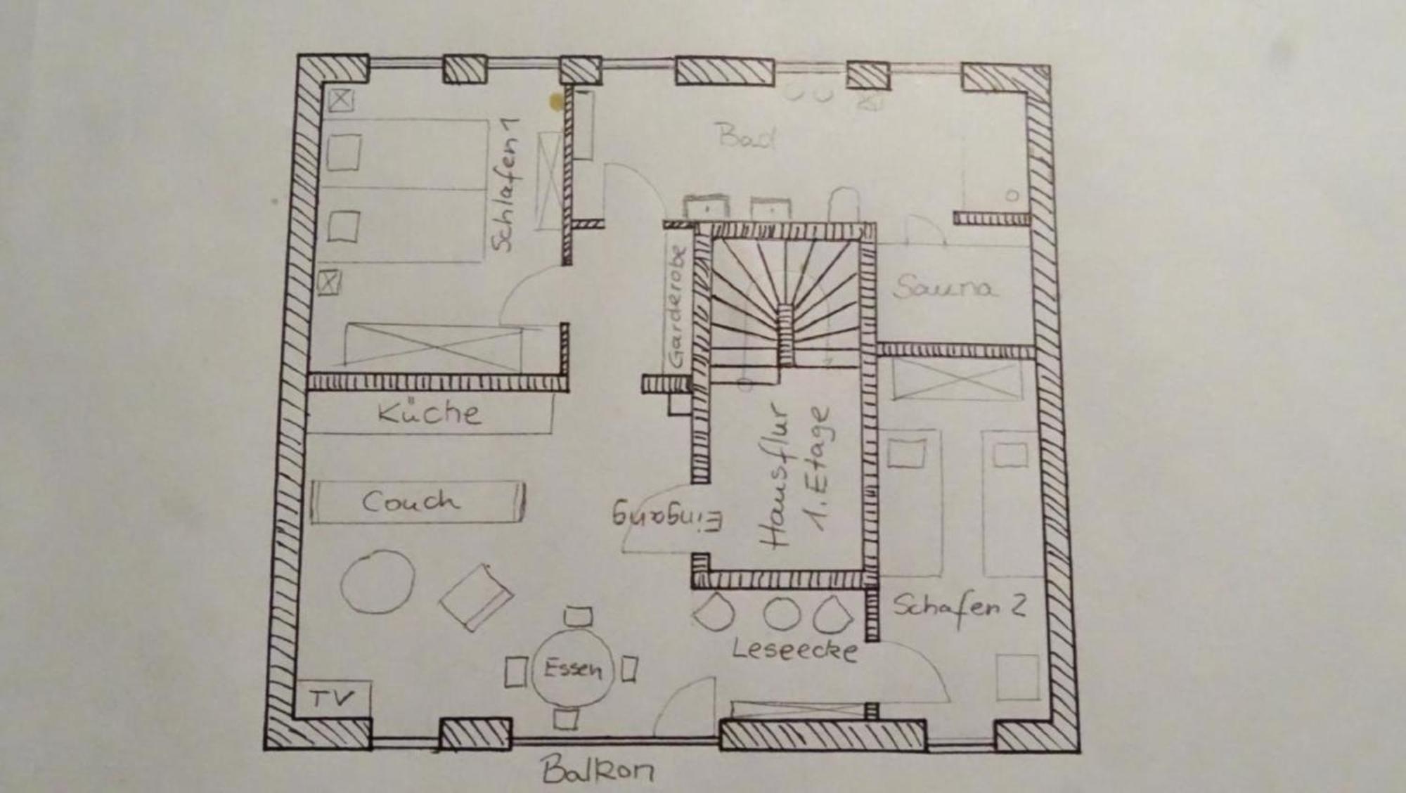 Röbel Ferienwohnung Wuennowblick Mit Sauna מראה חיצוני תמונה